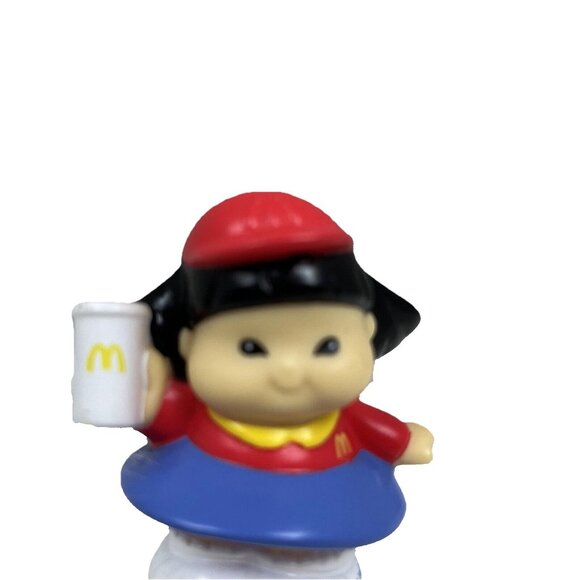 Fisher Price Little People McDonalds Outfit SONYA LEE Figure Drink Shake Toy - Picture 3 of 11